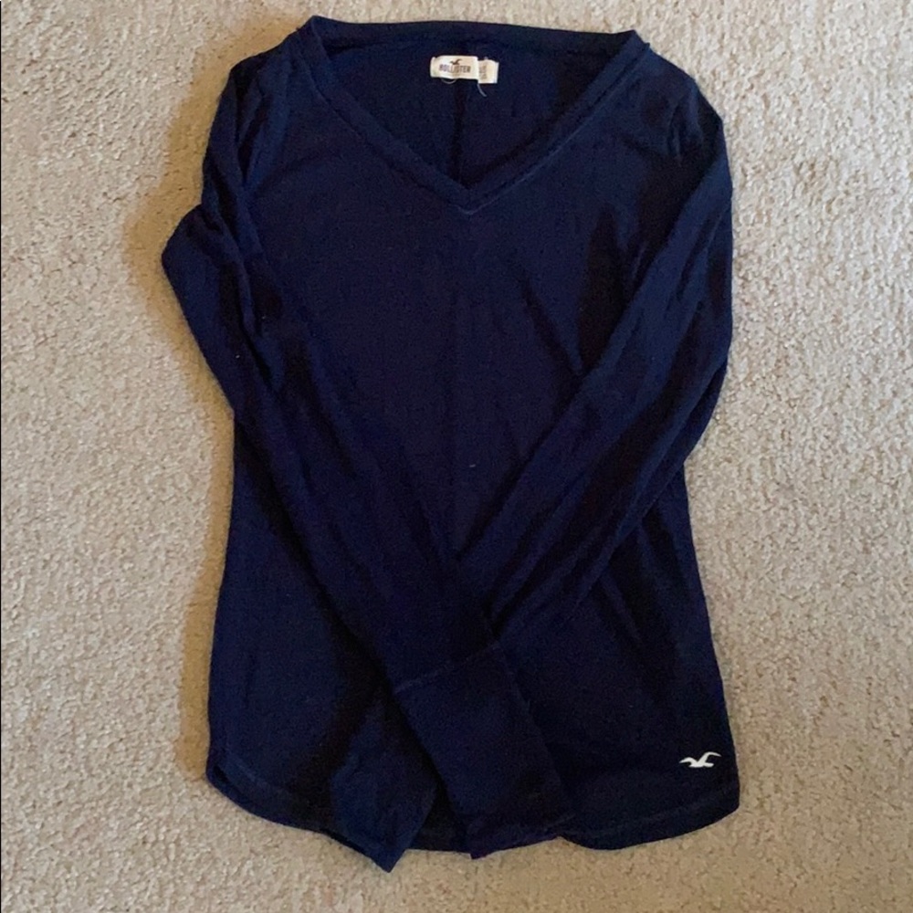 Hollister Navy V-Neck